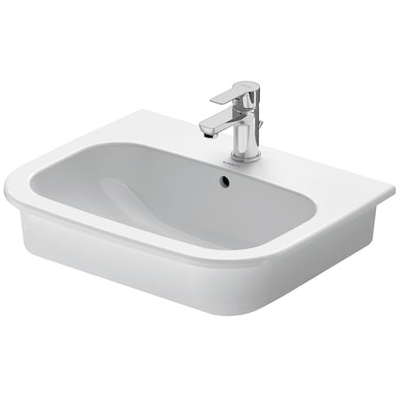 Duravit D-Code Drop-In Bathroom Sink 0337540030 White 0337540030